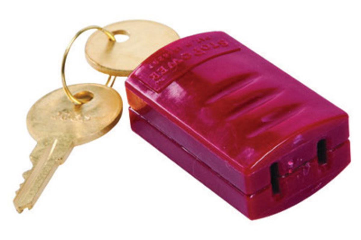 Brady® Red Brass StoPower® Lockout Device