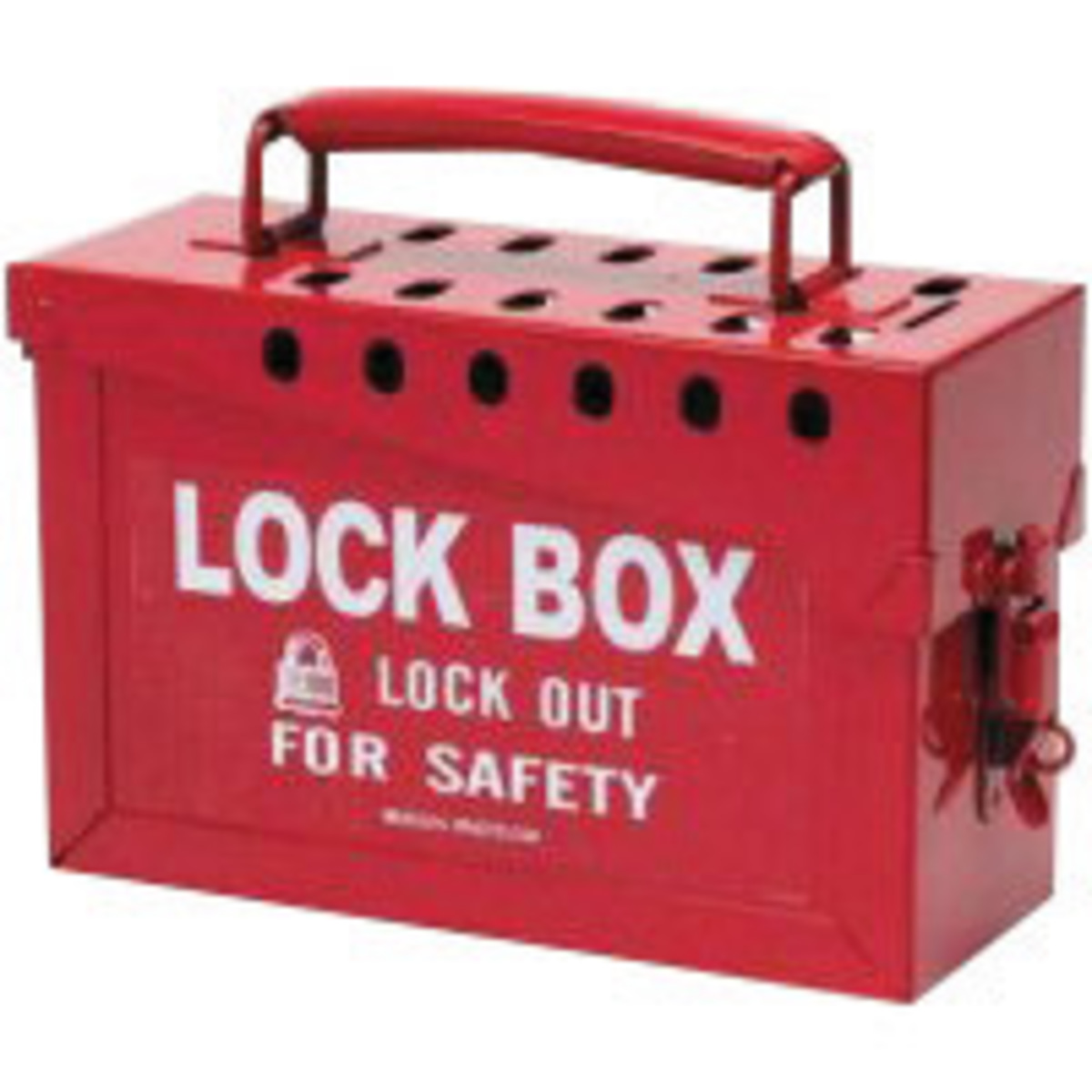 Brady® Red Steel Lock Box