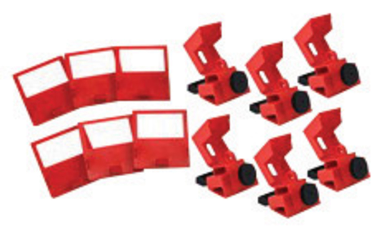 Brady Red Polypropylene Lockout Device 6 ea BRD65966 for sale online at autumn supply