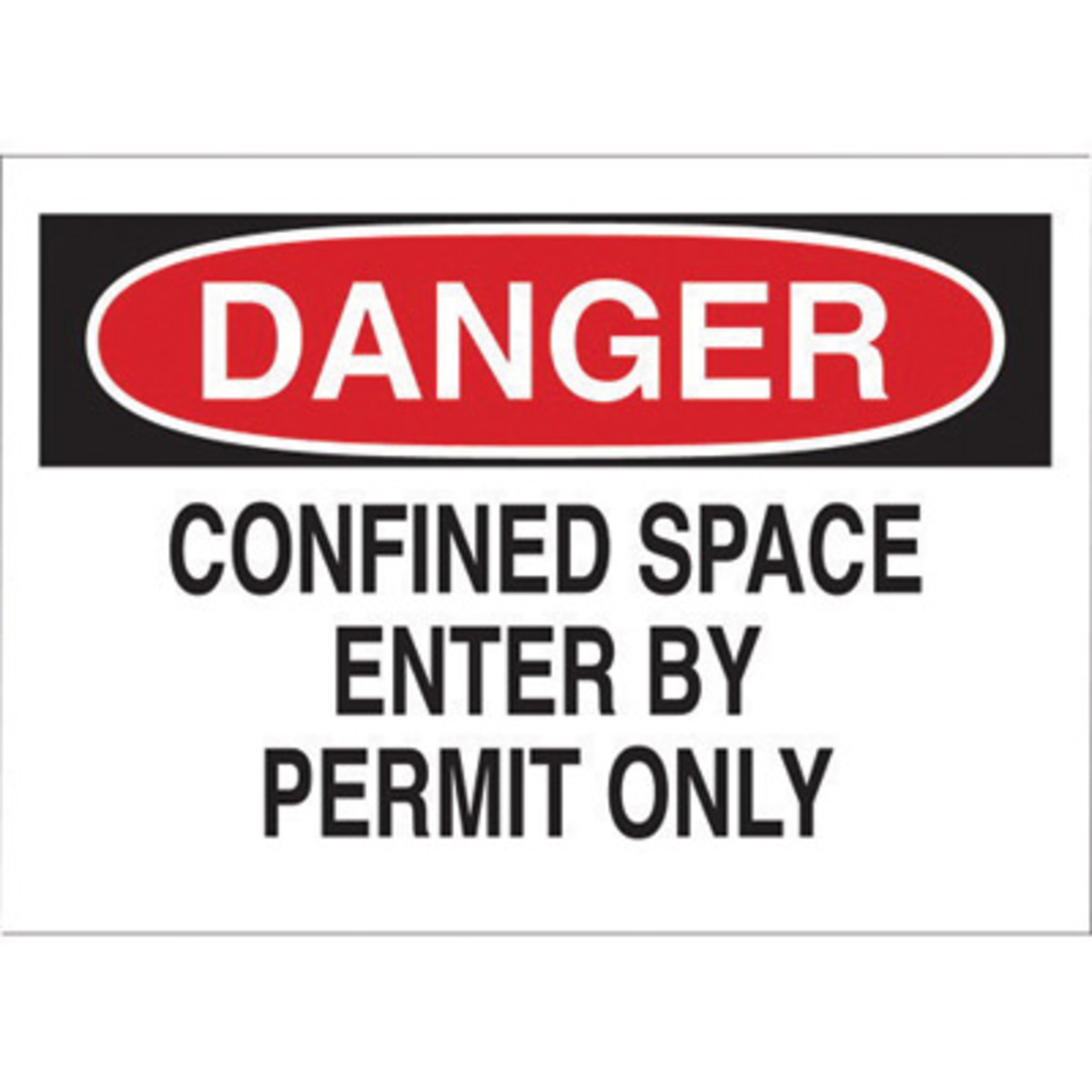 Legend Respirators Must Be Worn In This Area 10 X 14 Brady 70506 Premium Fiberglass Confined Space Sign 