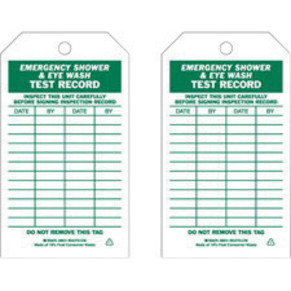 Brady 7 X 4 Green Polyester Inspection And Material C BRD86615 for sale online at autumn supply