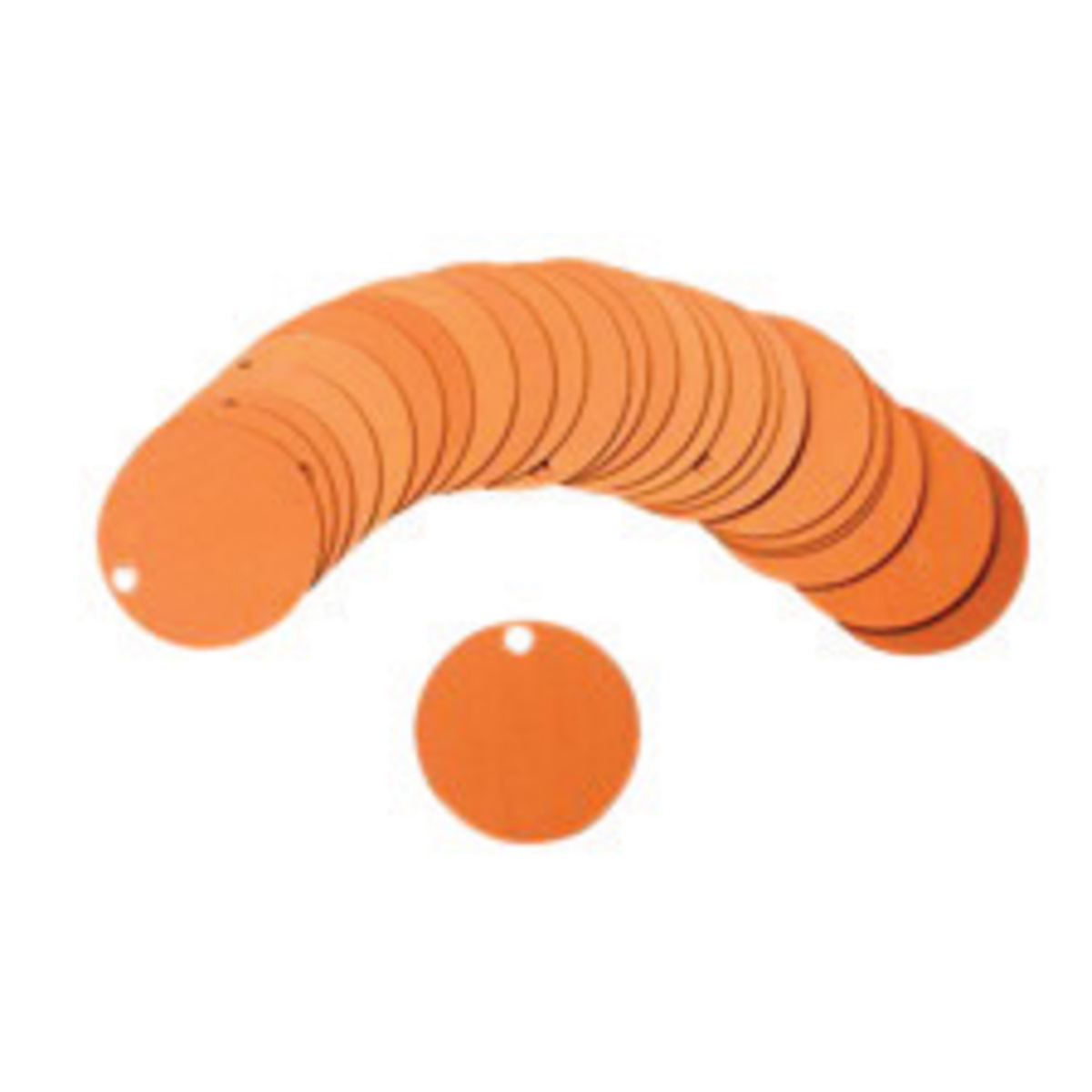 Brady 1 12 Orange Aluminum Valve Tag BRD87604 for sale online at autumn supply