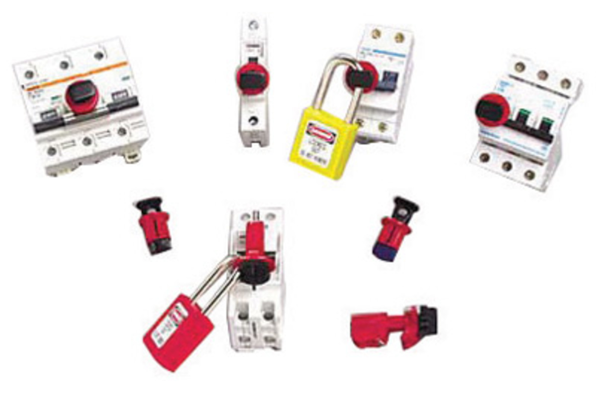 Brady Red Reinforced FiberglassNylon Lockout 6 ea BRD90851 for sale online at autumn supply