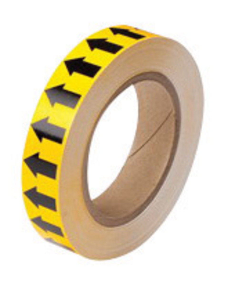 Brady 1 X 30 yd BlackYellow 4 mil Vinyl Directional F BRD91424 for sale online at autumn supply