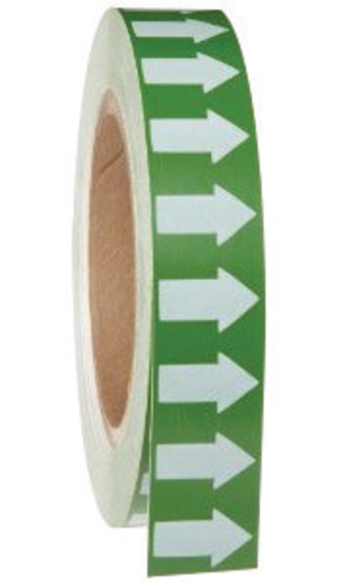 Brady 1 X 30 yd WhiteGreen 4 mil Vinyl Directional Fl BRD91425 for sale online at autumn supply