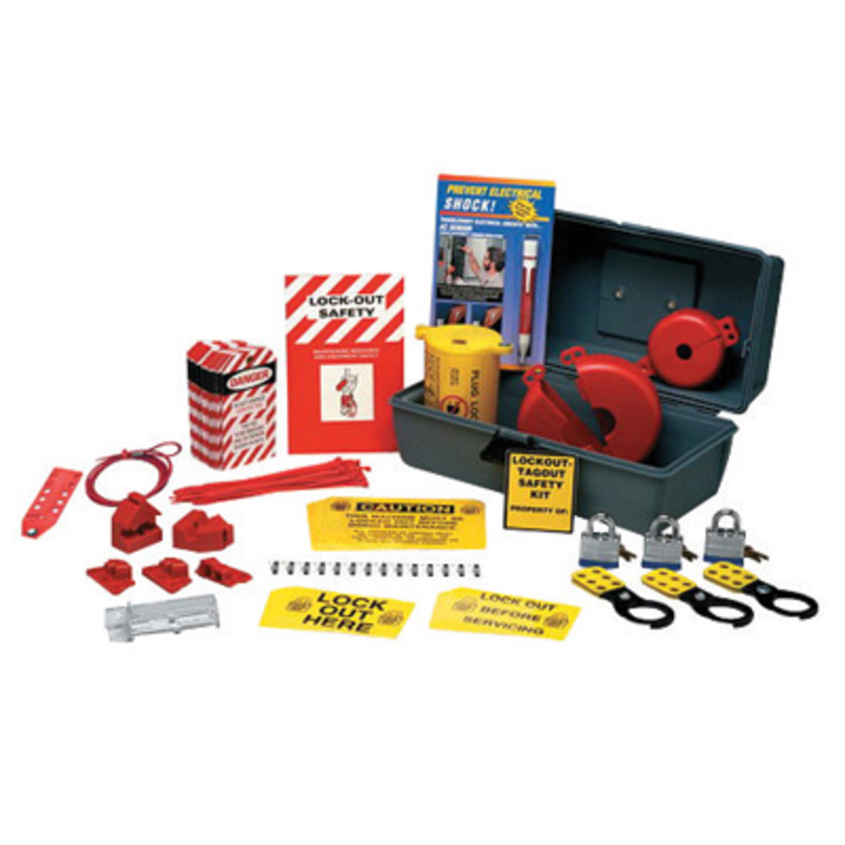 Brady Gray Polyethylene Prinzing Lockout Kit Autumn Supply