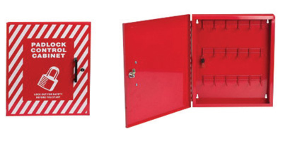 Brady® Red Steel Prinzing® Padlock Control Center