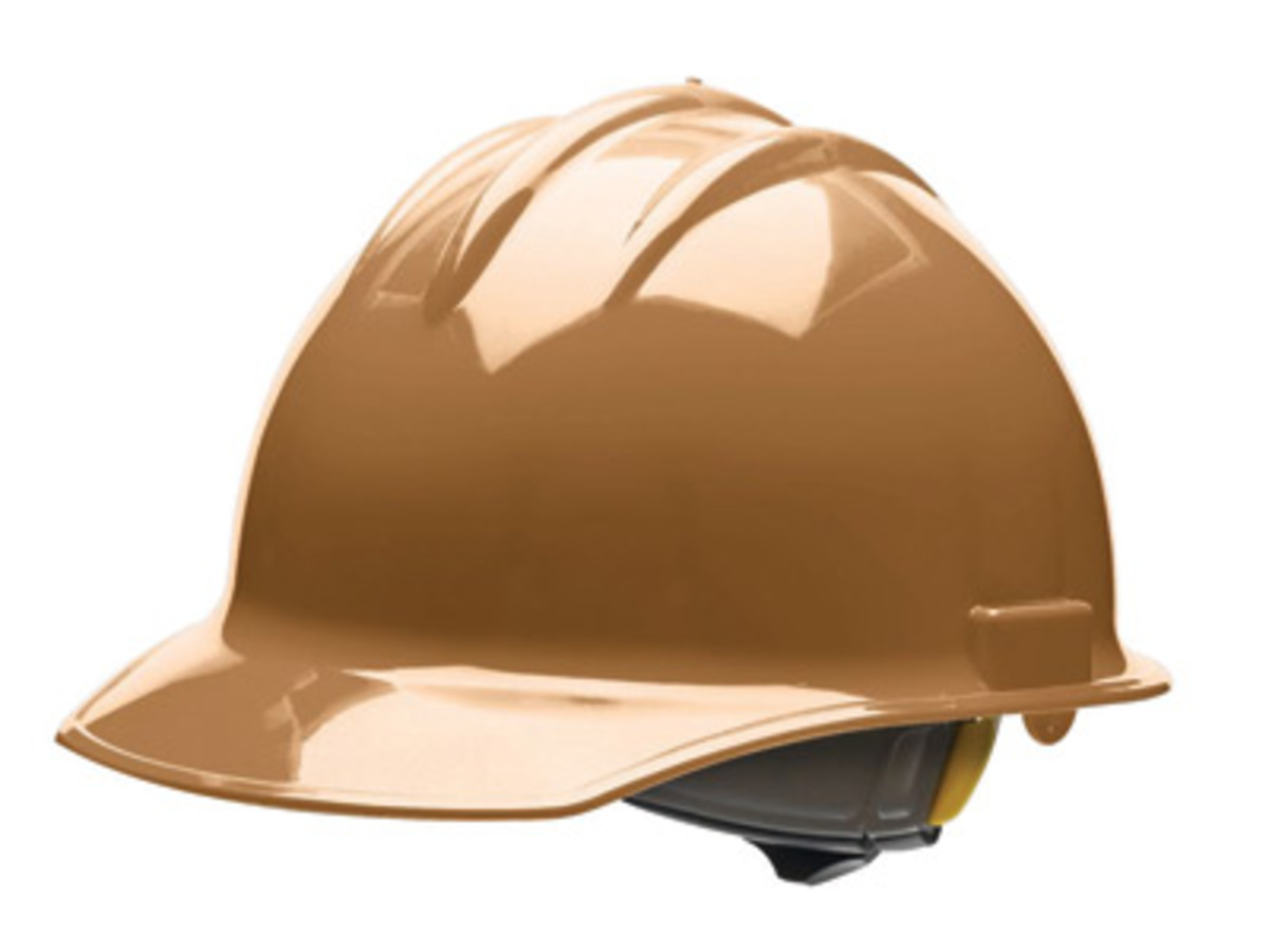 Bullard Tan HDPE Cap Style Hard Hat With Ratchet6 Poi BUL30TNR for sale online at autumn supply