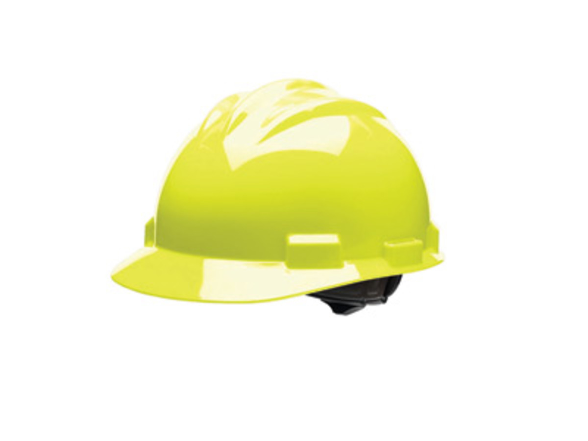 Bullard HiViz Yellow HDPE Cap Style Hard Hat With Rat BUL61HYR for sale online at autumn supply