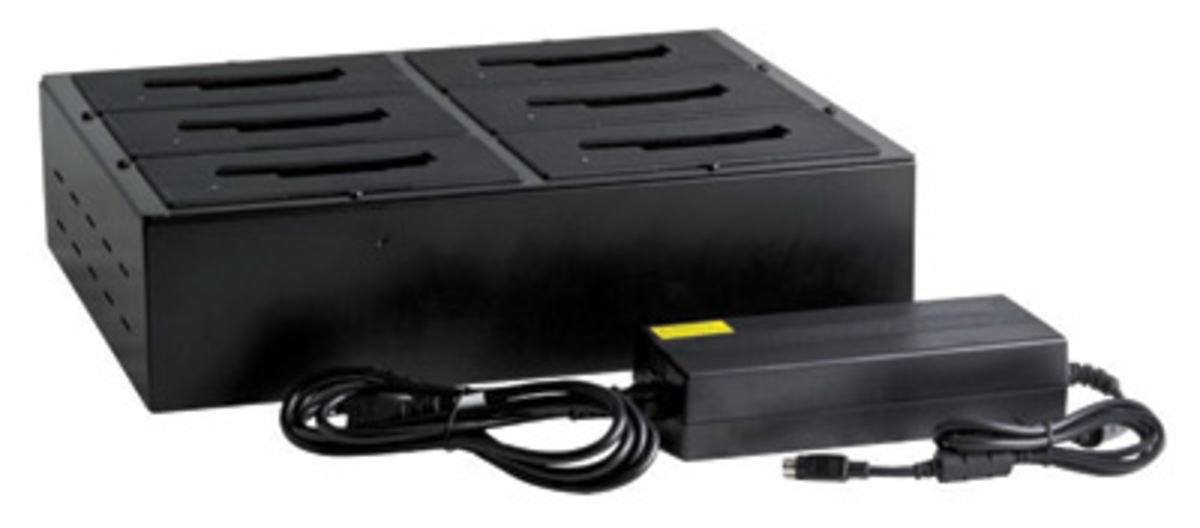 Bullard® EVA Series 6 Port Gang Charger (For Use With EVABAT1 OR EVABART2 Battery)