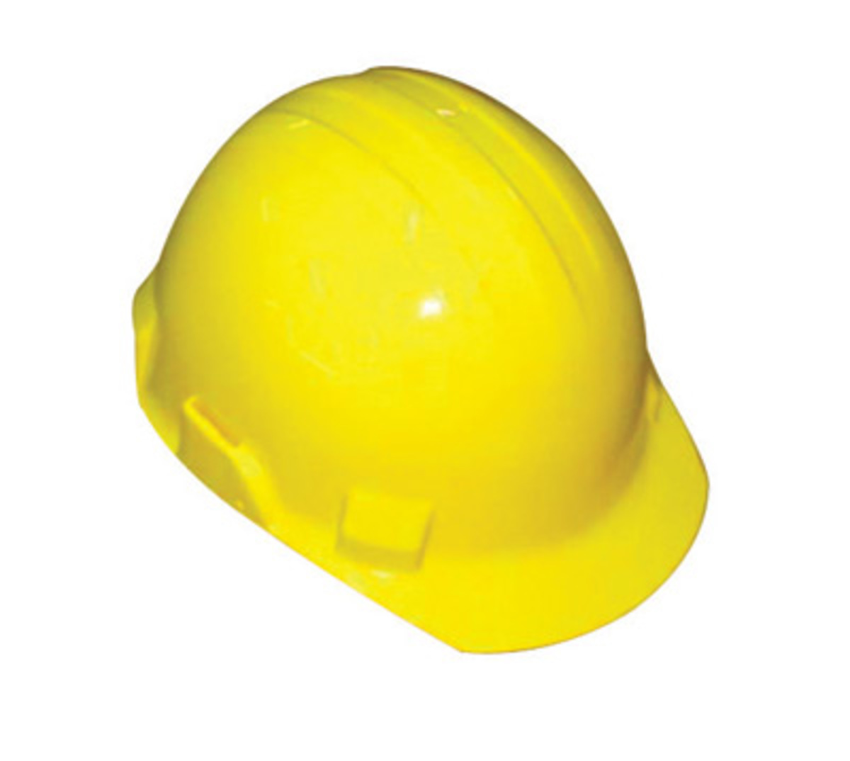 Bullard® Yellow HDPE Cap Style Hard Hat With Ratchet/4 Point Ratchet Suspension
