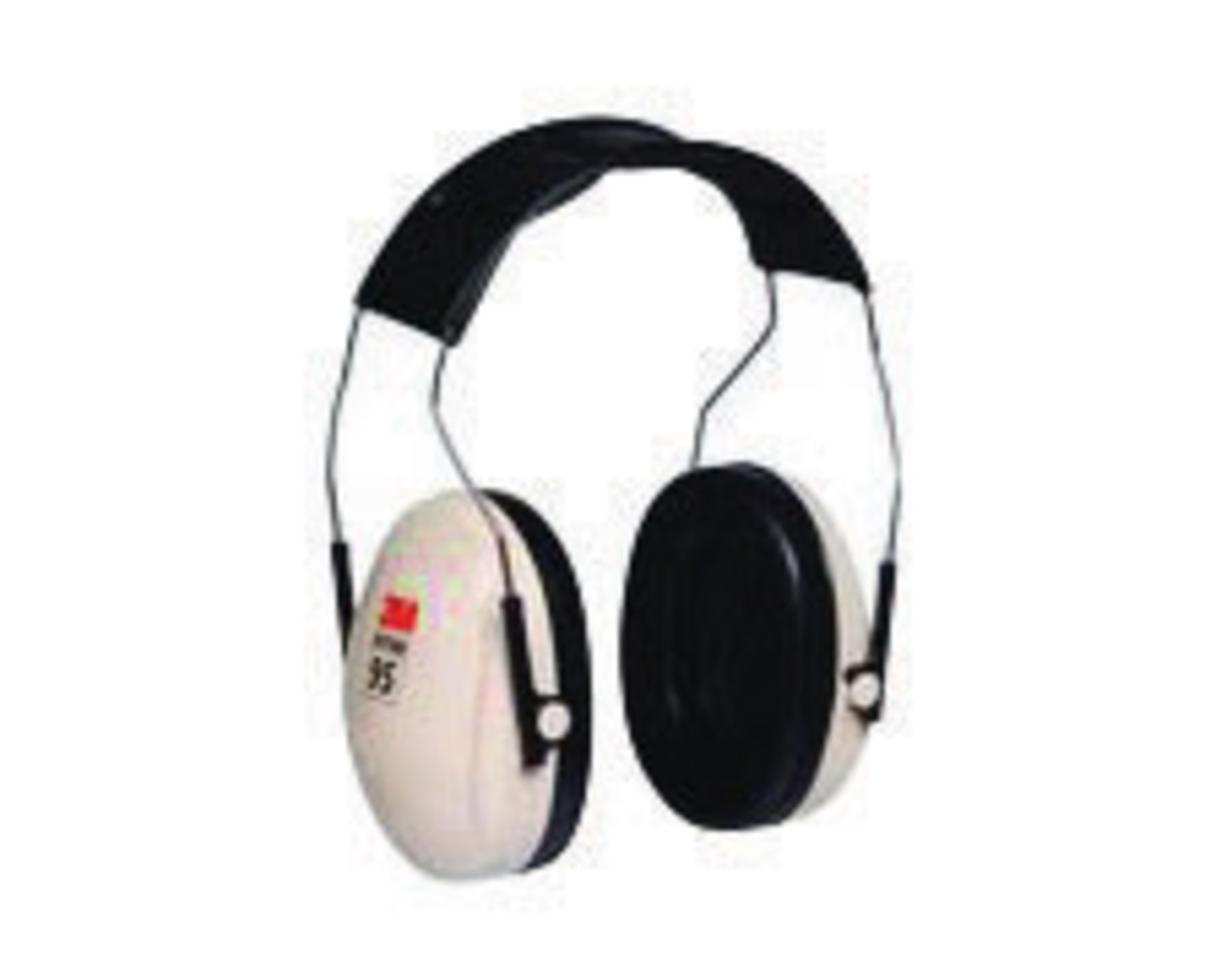 3M™ Optime™ 95 Beige And Black Over-The-Head Earmuffs