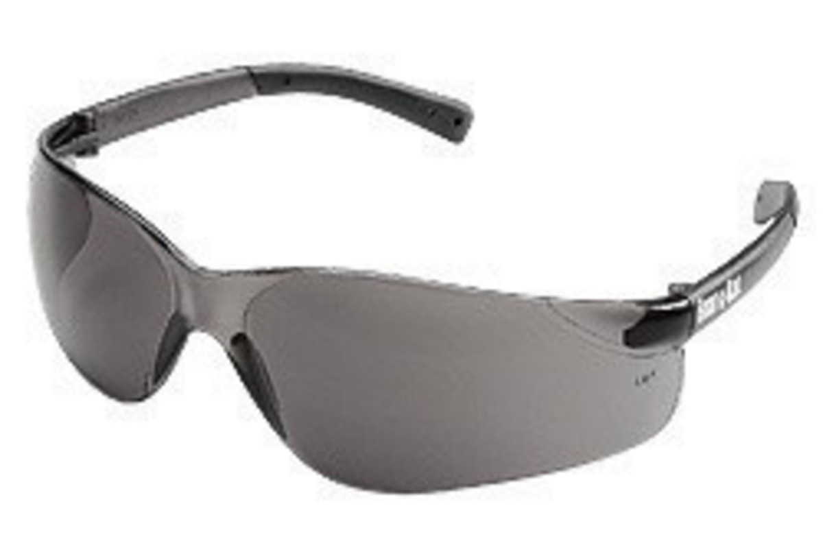 MCR Safety® BearKat® Small Black Safety Glasses With Gray Anti-Scratch Lens (Availability restrictions apply.)