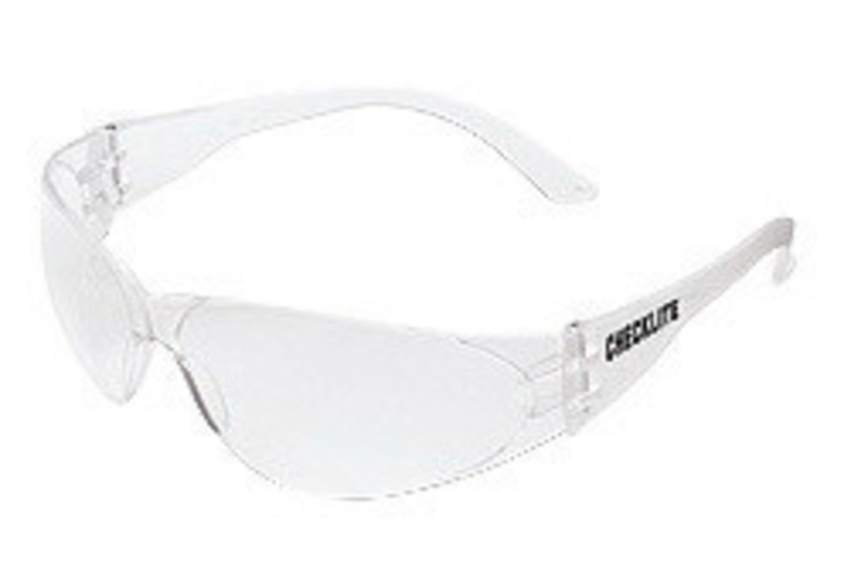 MCR Safety® Checklite® Small Clear Safety Glasses With Clear Anti-Scratch Lens (Availability restrictions apply.)