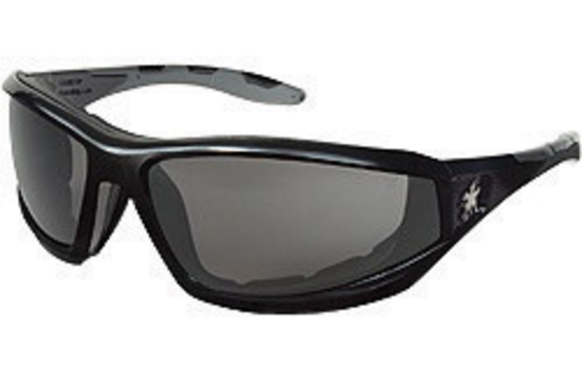 MCR Safety Reaper Black Safety Glasses With Gray Anti CRERP212AF for sale online at autumn supply