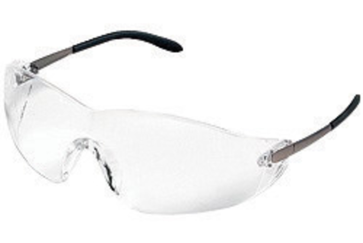 MCR Safety® Blackjack® Rimless Clear Safety Glasses With Clear Anti-Scratch Lens (Availability restrictions apply.)