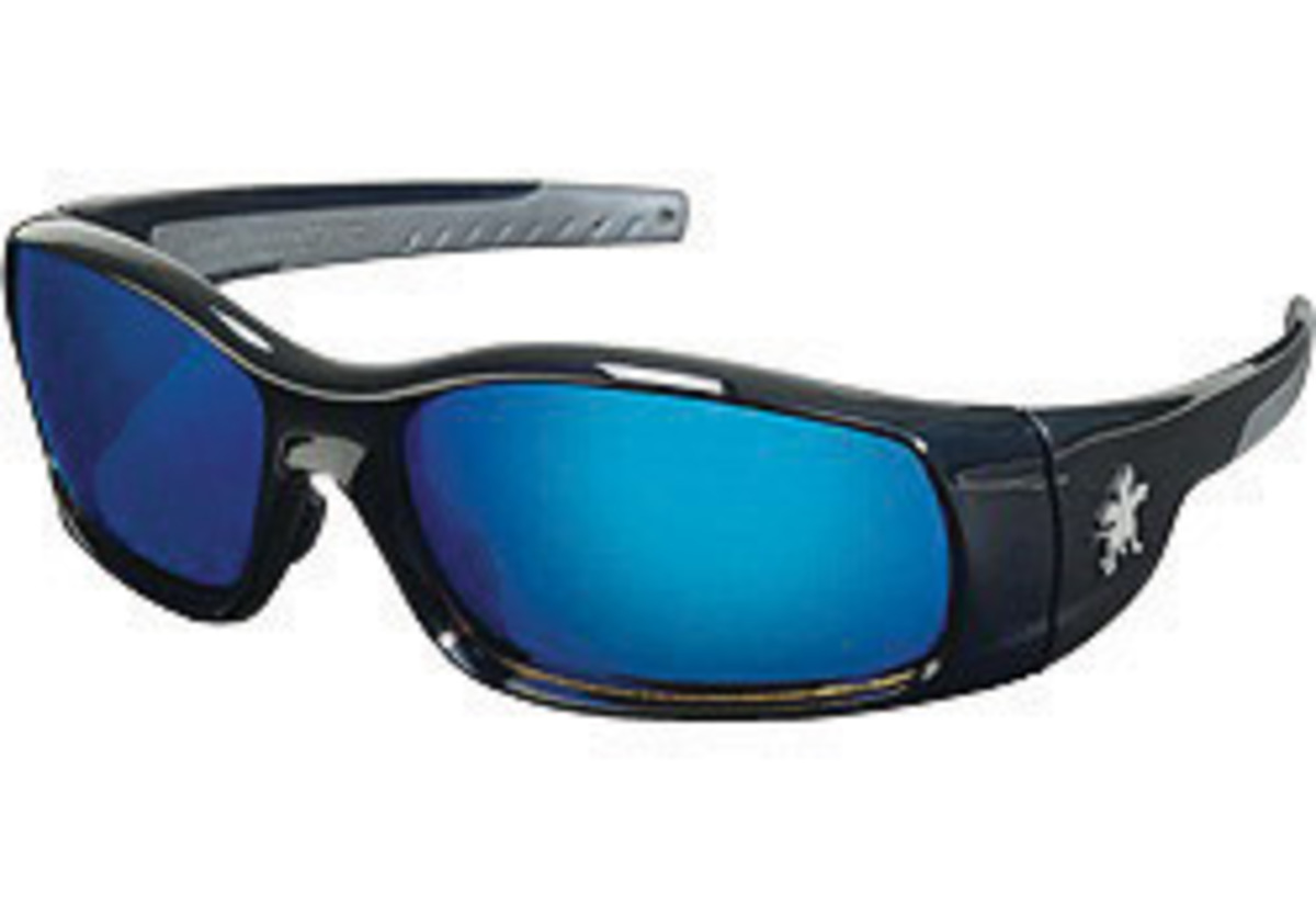 MCR Safety Swagger Polished Black Safety Glasses With CRESR118B for sale online at autumn supply