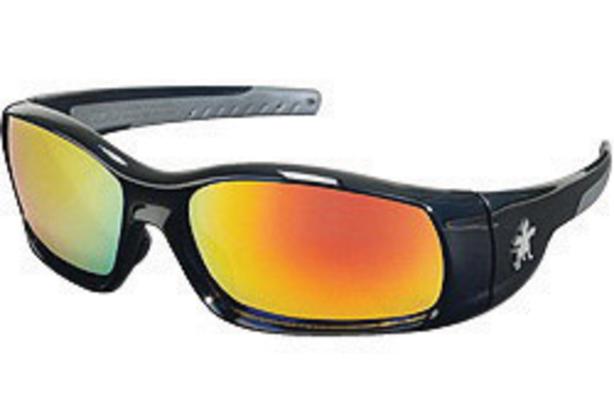 MCR Safety Swagger Polished Black Safety Glasses With CRESR11R for sale online at autumn supply