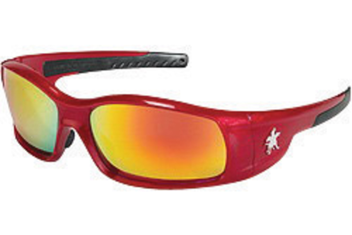 MCR Safety Swagger Polished Red Safety Glasses With R CRESR13R for sale online at autumn supply