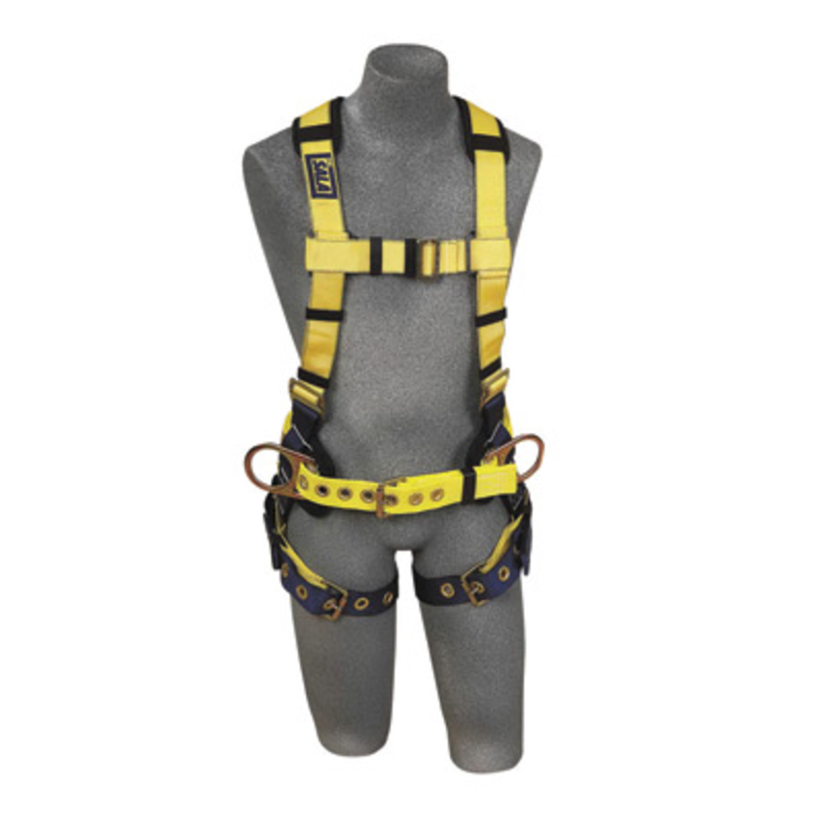3M™ DBI-SALA® 2X Delta™ II No-Tangle™ Construction/Full Body/Vest Style Harness With Back D-Ring And Tongue Leg Strap Buckle