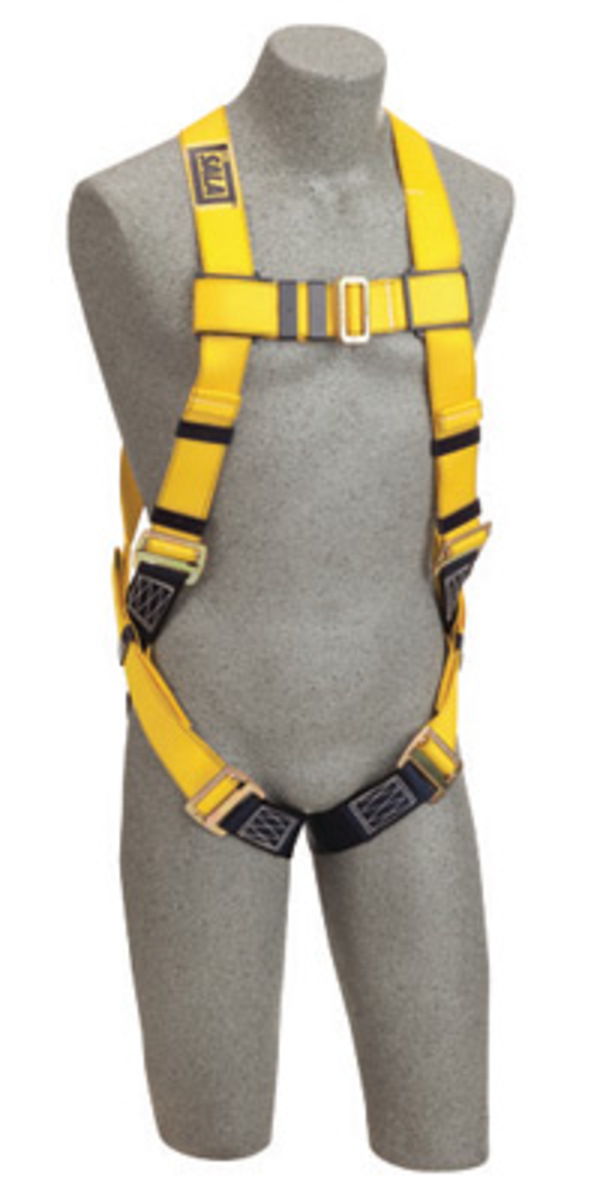 3M™ DBI-SALA® Medium Delta™ Full Body/Vest Style Harness With Back D-Ring And Parachute Buckle Leg Strap