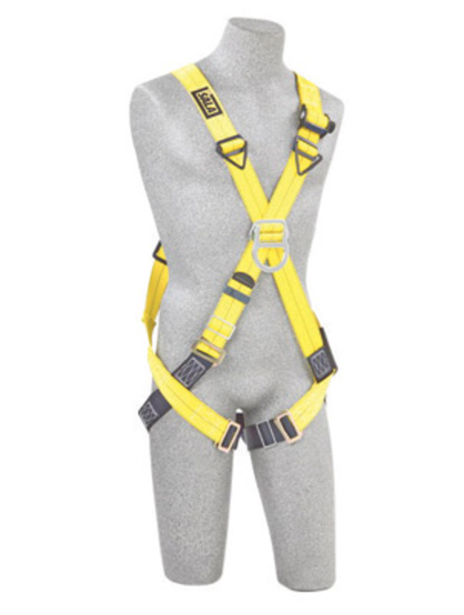 3M™ DBI-SALA® Universal Delta™ No-Tangle™ Cross Over/Full Body Style Harness With Back And Front D-Ring And Pass-Thru Leg Strap