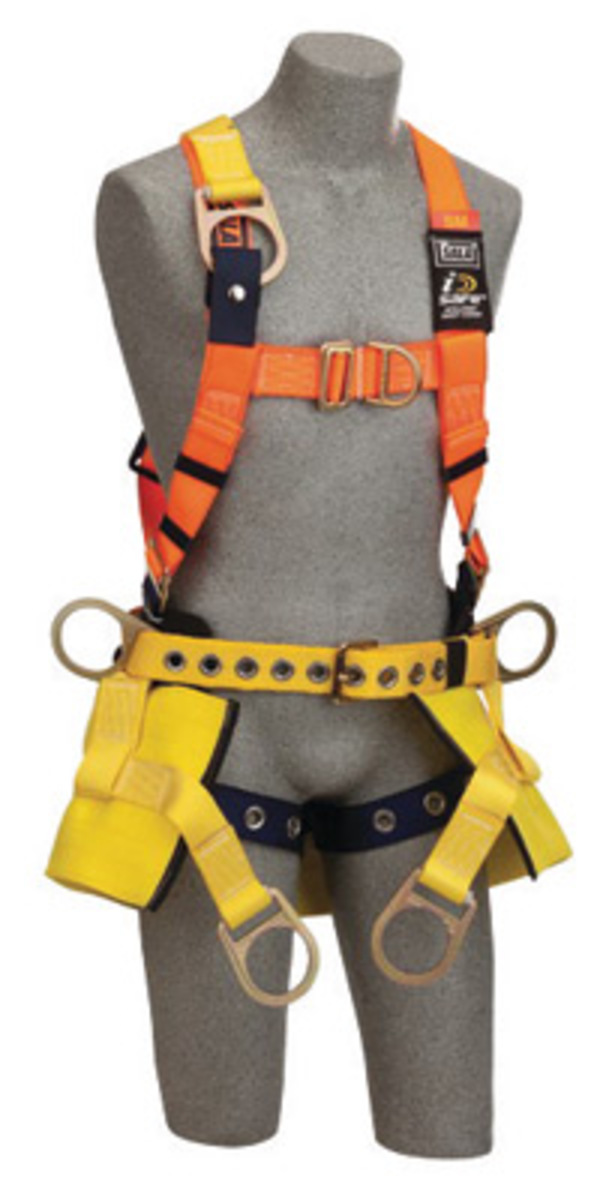 3M™ DBI-SALA® Large Delta™ II Bosun Chair Harness With Back D-Ring, Tongue Buckle Leg Strap And 8