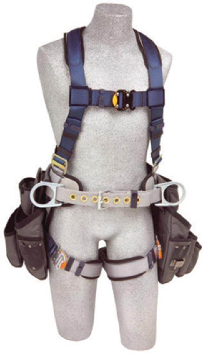 3M™ DBI-SALA® X-Large ExoFit™ Construction/Full Body/Vest Style Harness With Back And Side D-Ring, Belt With Sewn-In Pad, Tool P 3M™ DBI-SALA® X-Large ExoFit™ Construction/Full Body/Vest Style Harness With Back And Side D-Ring, Belt With Sewn-In Pad, Tool P