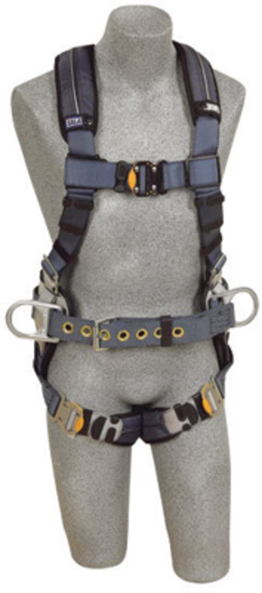 3M™ DBI-SALA® 2X ExoFit™ XP Construction/Full Body/Vest Style Harness With Back And Side D-Ring, Belt With Pad, Quick Connect Ch 3M™ DBI-SALA® 2X ExoFit™ XP Construction/Full Body/Vest Style Harness With Back And Side D-Ring, Belt With Pad, Quick Connect Ch