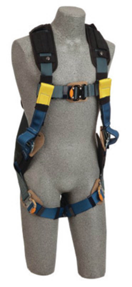 3M™ DBI-SALA® Medium ExoFit™ XP Arc Flash Full Body/Vest Style Harness With Back D-Ring, Web Rescue Loops, Quick Connect Chest A