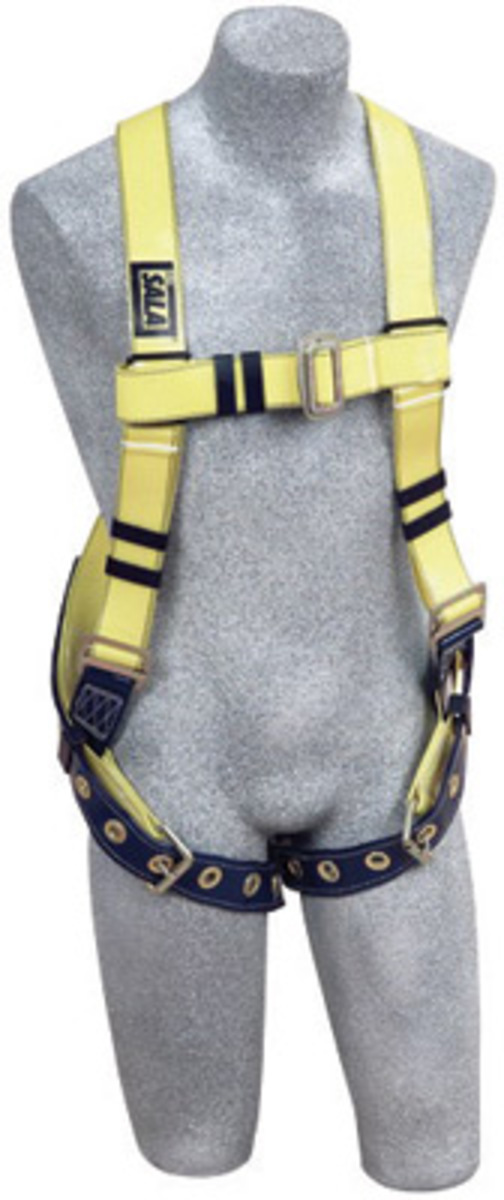 3M™ DBI-SALA® X-Large Delta™ No-Tangle™ Full Body/Vest Style Harness With Back D-Ring, Tongue Leg Strap Buckle And Resist Web