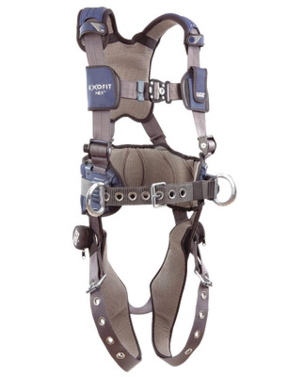 3M™ DBI-SALA® Small ExoFit™ NEX™ Construction/Full Body Style Harness With Tongue Leg Strap Buckle, Quick Connect Chest Strap Bu 3M™ DBI-SALA® Small ExoFit™ NEX™ Construction/Full Body Style Harness With Tongue Leg Strap Buckle, Quick Connect Chest Strap Bu
