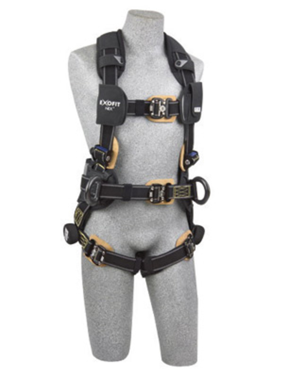 3M™ DBI-SALA® 2X ExoFit NEX™ Arc Flash Construction/Full Body/Vest Style Harness With Tech-Lite™ PVC Coated Aluminum Back And Si