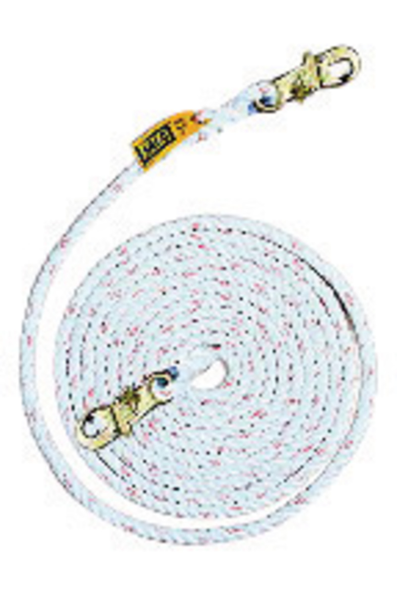 DBI-SALA® 25' Polyester/Polypropylene Blend Rope Lifeline