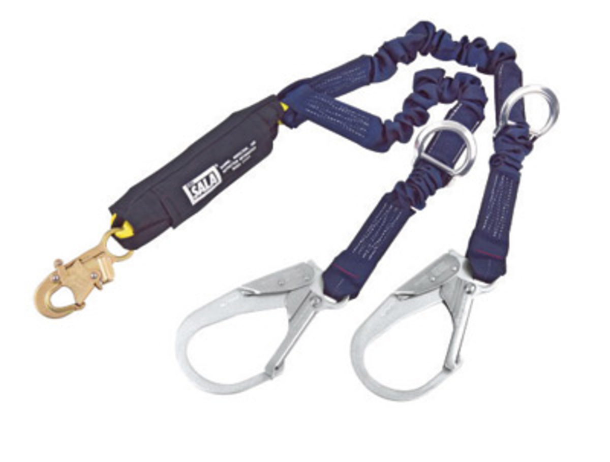 3M™ DBI-SALA® ShockWave™ Force2™ Twin Leg Shock Absorbing Lanyard, 1244760 3M™ DBI-SALA® ShockWave™ Force2™ Twin Leg Shock Absorbing Lanyard, 1244760