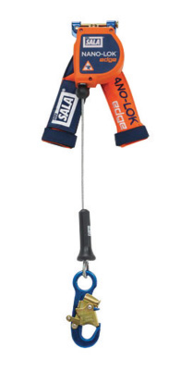 3M™ DBI-SALA® Nano-Lok™ edge 8' Galvanized Steel Cable Self-Retracting Lifeline 3M™ DBI-SALA® Nano-Lok™ edge 8' Galvanized Steel Cable Self-Retracting Lifeline