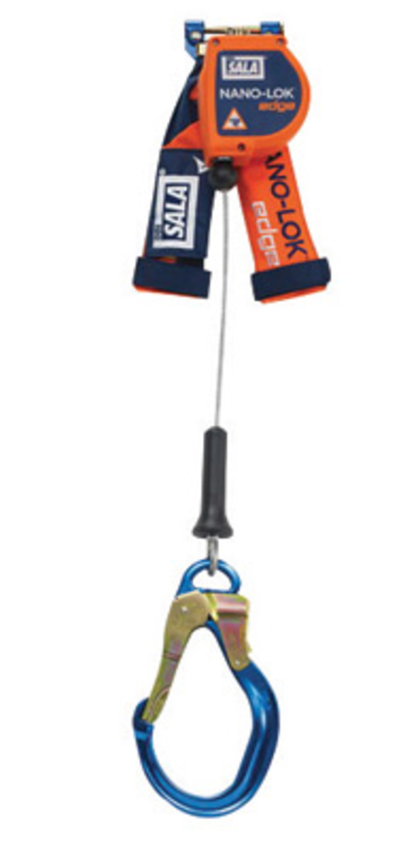 3M™ DBI-SALA® Nano-Lok™ edge Quick Connect Self-Retracting Lifeline - Cable 3500216, Orange, 8 ft. (2.4 m) 3M™ DBI-SALA® Nano-Lok™ edge Quick Connect Self-Retracting Lifeline - Cable 3500216, Orange, 8 ft. (2.4 m)