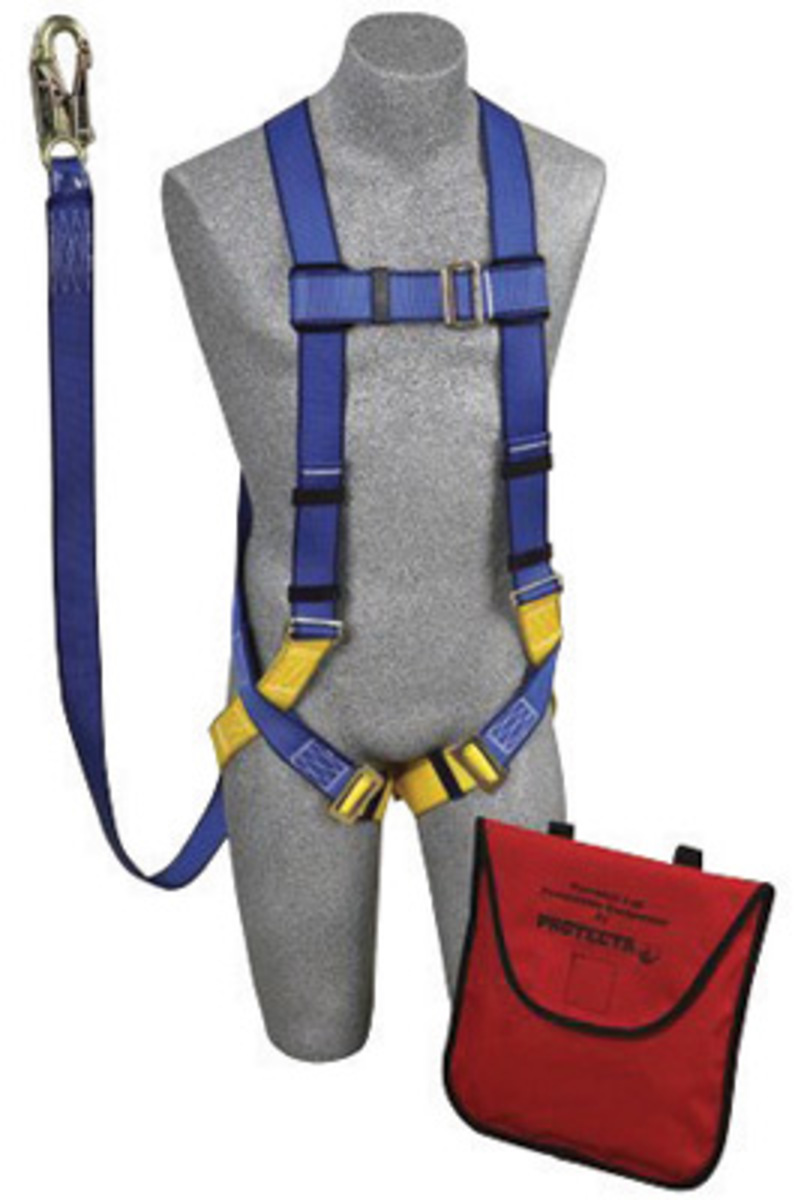 3M™ DBI-SALA® PROTECTA® 5-Point Harness Kit (Includes AB17530 Full Body 5 Point Harness, Back D-Ring, Permanently Attached 6' AE 3M™ DBI-SALA® PROTECTA® 5-Point Harness Kit (Includes AB17530 Full Body 5 Point Harness, Back D-Ring, Permanently Attached 6' AE