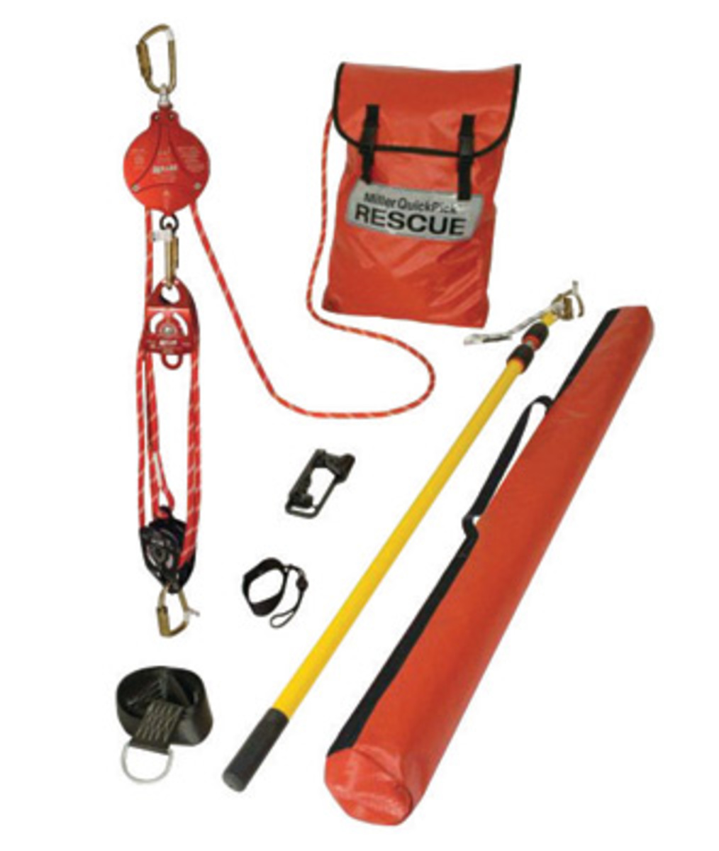 Honeywell Miller® QuickPick™ Rescue Kit With 25' Polyamide Kernmantle Rope (310 lbs Weight Capacity)