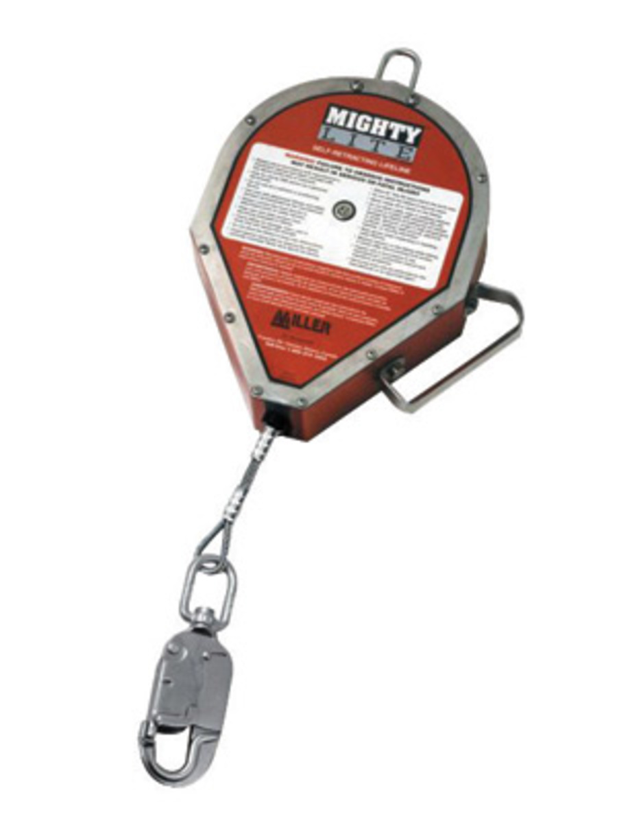 Honeywell Miller® MightyLite™ 30' Galvanized Steel Self-Retracting Lifeline Honeywell Miller® MightyLite™ 30' Galvanized Steel Self-Retracting Lifeline
