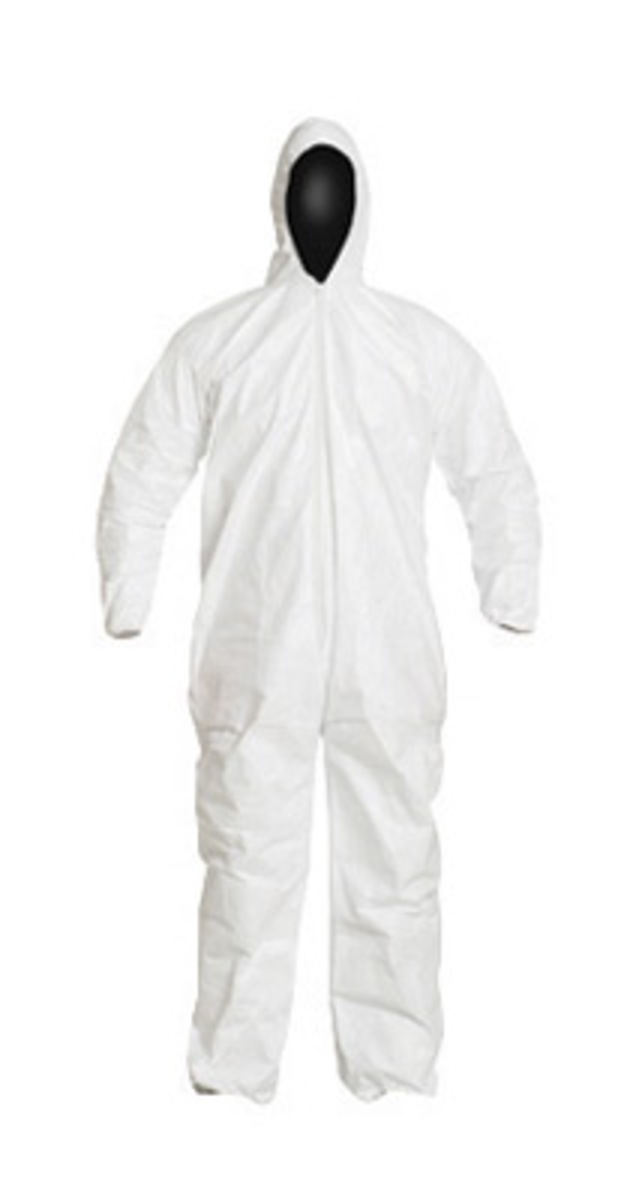 DuPont Large White IsoClean Tyvek Disposable Coverall DPPIC180SWHLG00 for sale online at autumn supply