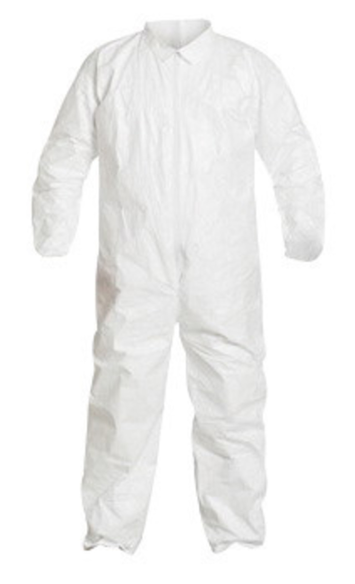 DuPont 4X White IsoClean Tyvek Disposable Coveralls DPPIC181SWH4X00 for sale online at autumn supply