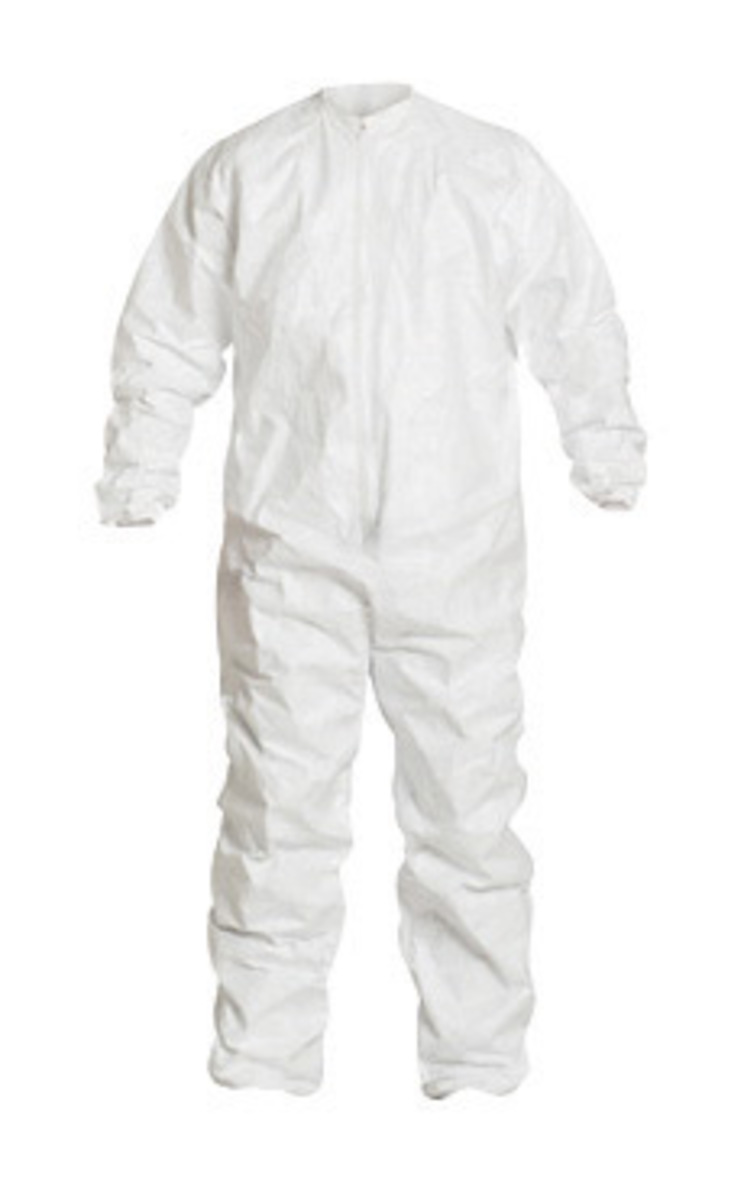 DuPont™ 4X White IsoClean® Tyvek® Disposable Coveralls (Availability restrictions apply.)