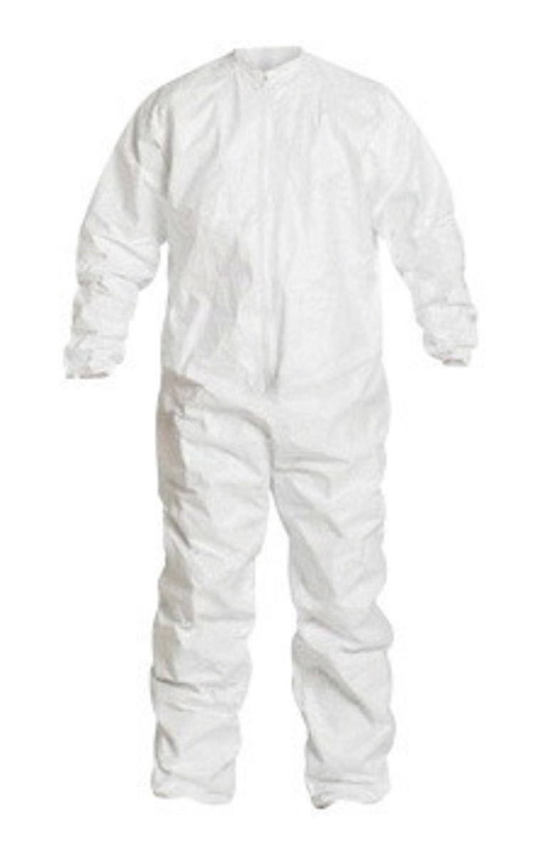 DuPont™ Medium White IsoClean® Tyvek® Disposable Coveralls (Availability restrictions apply.)