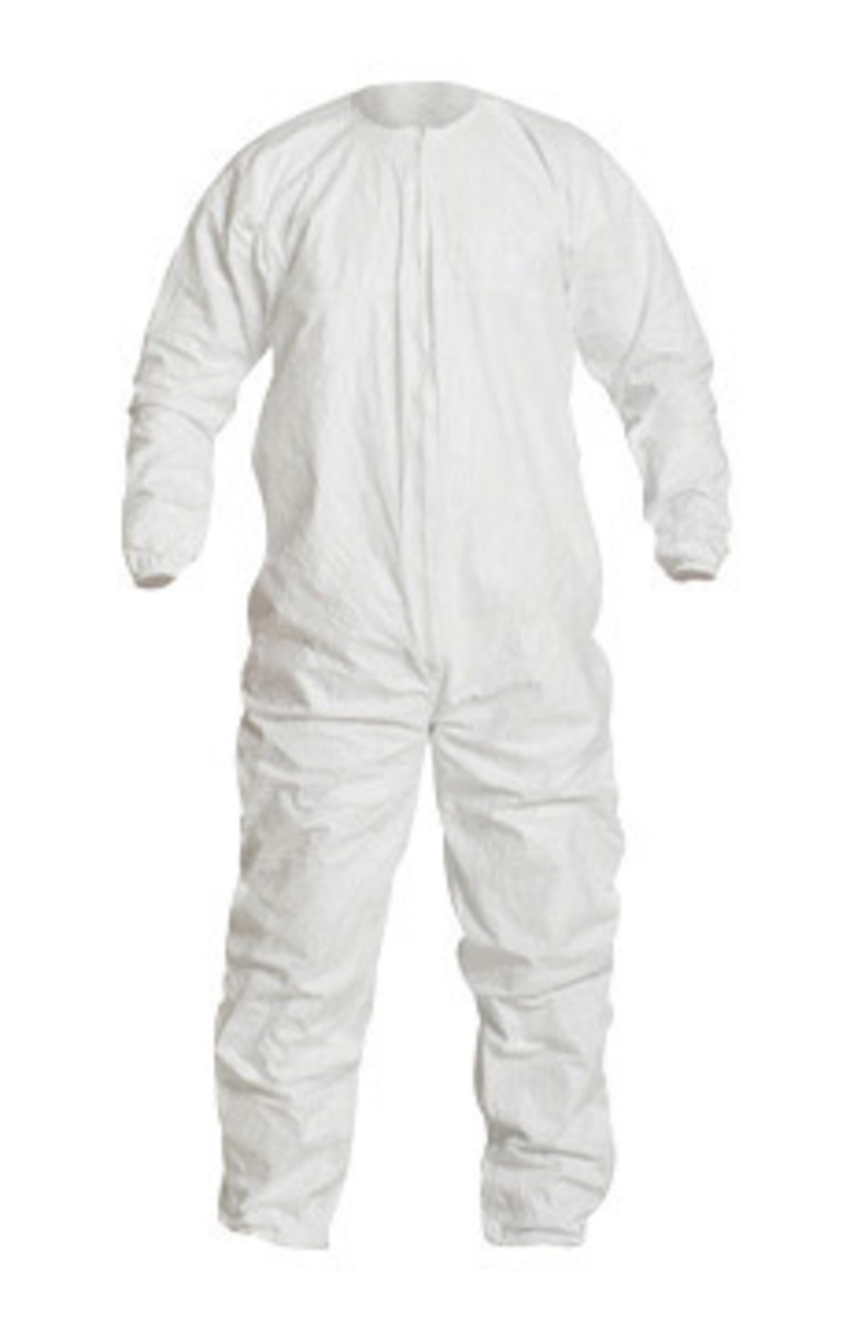 DuPont 2X White IsoClean Tyvek Disposable Coveralls DPPIC253BWH2X0C for sale online at autumn supply