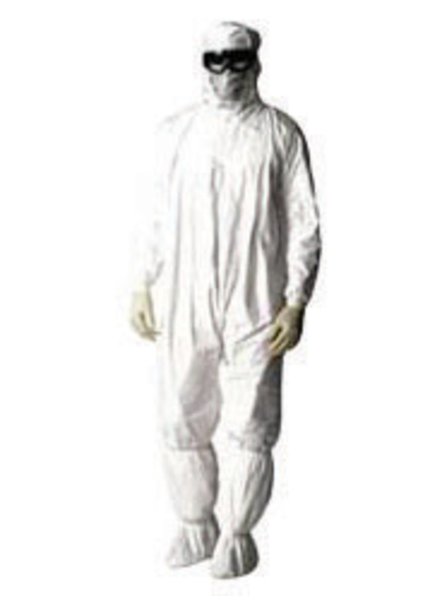 DuPont™ 4X White IsoClean® Tyvek® Disposable Coveralls (Availability restrictions apply.)