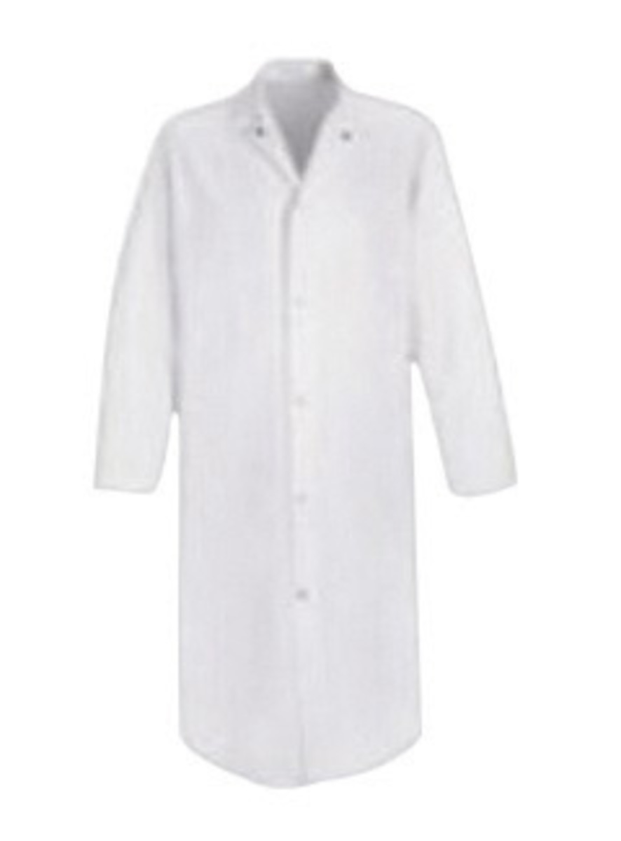 DuPont™ Large White IsoClean® Tyvek® Disposable Lab Coat (Availability restrictions apply.)
