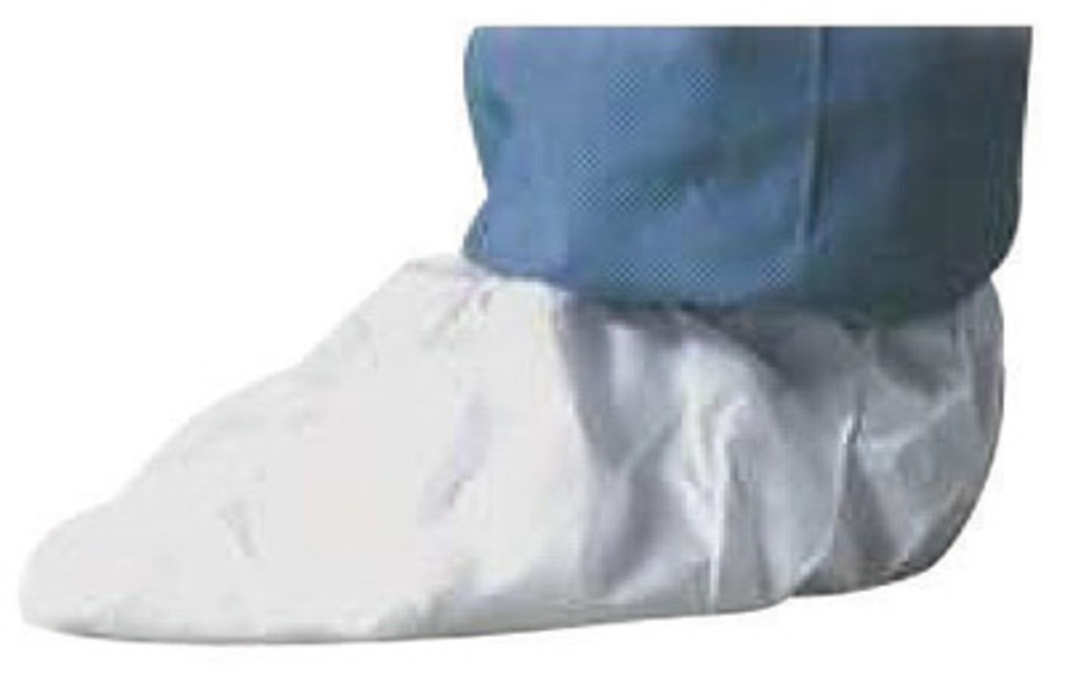 DuPont Large White IsoClean Tyvek Disposable Shoe Cov DPPIC451SWHLG0B for sale online at autumn supply