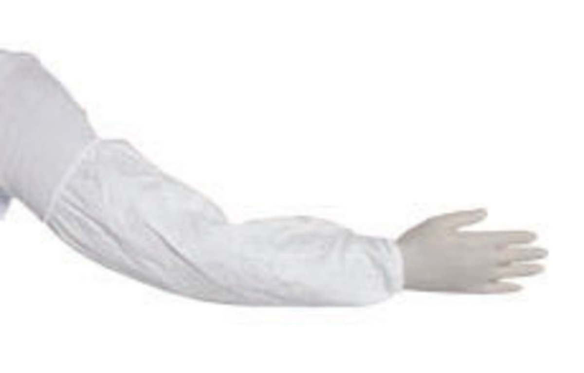 DuPont White IsoClean Tyvek Disposable Sleeve Case of DPPIC501BWH001S for sale online at autumn supply