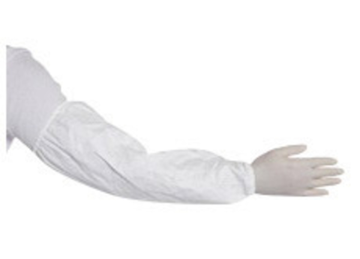 DuPont 18 White IsoClean Tyvek Disposable Sleeve Case DPPIC501BWH01CS for sale online at autumn supply